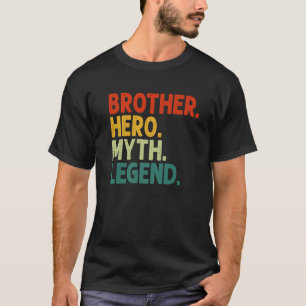Brother Hero Myth Legend Retro Brother Pre T-shirt