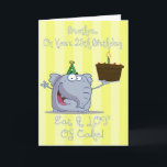Brother Mange Plus de gâteau Carte d'anniversaire<br><div class="desc">carte</div>