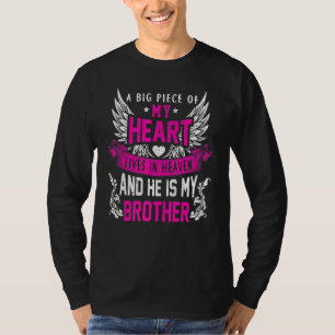 Brother Memorial Day My Guardian Angel a Big Piece T-shirt