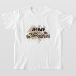  Brother Monster Truck Verjaardagsfeest T-shirt