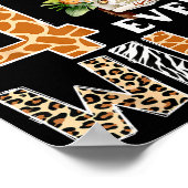 Brother Of The Four Ever Wild Safari 4th Birthday Poster (Hoek)