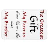 Brother Quote Magnet Magneet (Horizontaal)