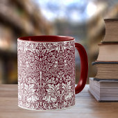 Brother Rabbit Maroon Pattern William Morris Mok