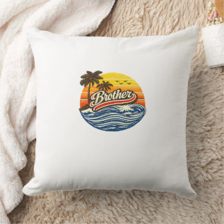 Brother Retro Sunset Design Kussen