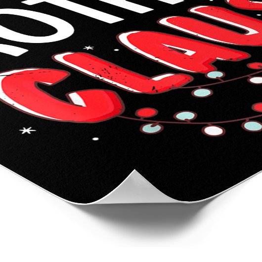 Brother Santa Claus Christmas Matching Costume Poster (Hoek)