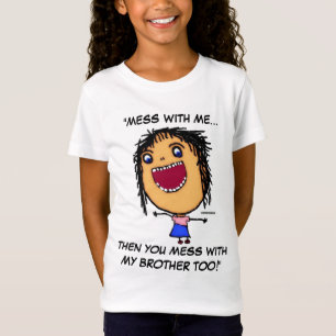 Brother Sister Warning T-shirt