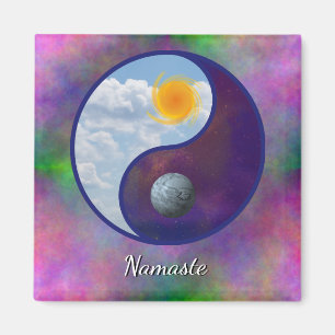 Brother Sun, zuster Moon Namaste Magnet Magneet