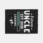 Brother To Uncle Pregnancy Announcement - Future U Fleece Deken (Voorkant (Horizontaal))