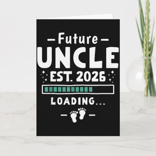 Brother To Uncle Pregnancy Announcement - Future U Kaart (Voorkant)