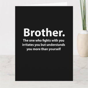 Brother typografie Brother Kaart