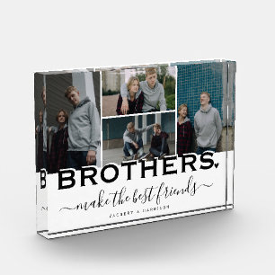 BROTHERS Citaat & Foto Collage Gift