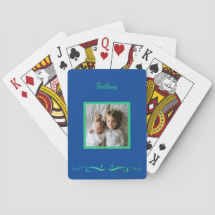 Brothers Custom Framed Photo Pokerkaarten