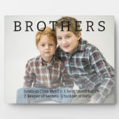 Brothers Dictionary Définition Fun Plaque (Devant)