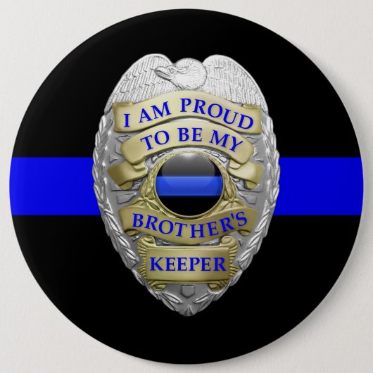 Brothers Keeper Badge Medallion Button (Voorkant)