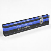 Brothers Keeper Police Badge Bureau Nom Plaque