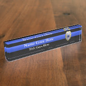 Brothers Keeper Police Badge Naambordje (Zijkant)