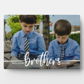 Brothers Script Modern Foto Fotoplaat (voorkant)
