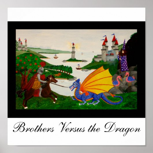 Brothers Versus the Dragon Poster (Voorkant)