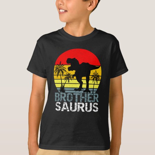 Brothersaurus T Rex Dinosaur T-shirt (Voorkant)