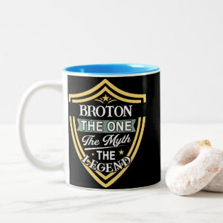 Broton The One The Myth The Legend Tweekleurige Koffiemok