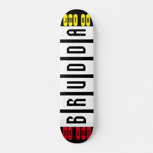 BROUDDAH 7 3/4" Planche de skateboard (Devant)