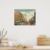 Broughton Street Savannah GA  Poster (Keuken)