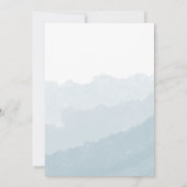 Brouillard d'aquarelle | Invitation au dîner de ré (Dos)