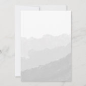 Brouillard d'aquarelle | Invitation au dîner de ré (Dos)