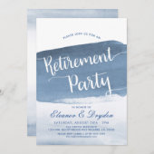 Brouillard de Lake Harbor | Invitation à la fête d (Devant / Derrière)