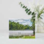 Brouillard d'été du lac Taneycomo Carte postale de (Debout devant)