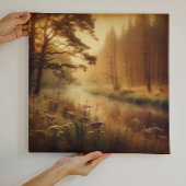 Brouillard doré de la rivière – Impression sur toi