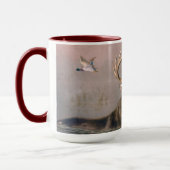 Brouillard et canards Mug en céramique (Gauche)