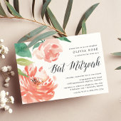 Brouillard Peony | Invitation Bat mitzvah