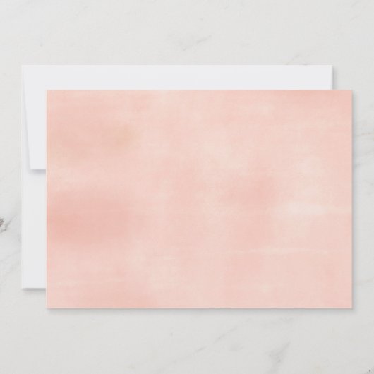 Brouillard Peony | Invitation de Mariage Brunch (Dos)