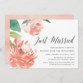 Brouillard Peony | Invitation de Mariage Brunch (Devant / Derrière)