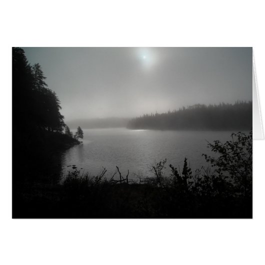Brouillard sur le lac Cleveland (Devant horizontal)