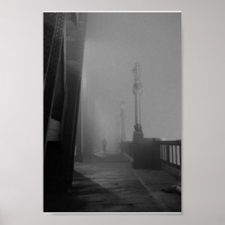 brouillard sur le tyne - Affiche