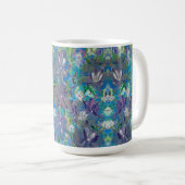 Brouillard violet café floral Mug (Devant droit)