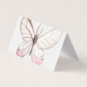 Brouille et Carte de visite plié papillon (Dos)