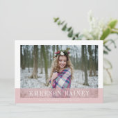 Brouiller | Faire-part d'obtention du diplôme phot (Debout devant)