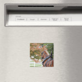 Brouillon belge cheval dans aimant harnais (In Situ (Lave-vaisselle))