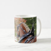 Brouillon belge Cheval en baudrier tasse (Devant droit)
