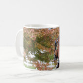 Brouillon belge Cheval en baudrier tasse (Devant gauche)