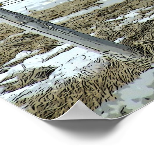 Brouillon Belge En Paddock Poster (Coin)