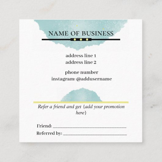 Brouillon bleu Reportez une carte de référence à u (Dos)