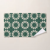 Brouillon vert et cercle d'argent de Sacramento (Serviette à main)