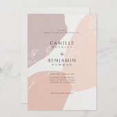 Broussailler Pêche Botanique Simple Faire-part de  (Devant / Derrière)