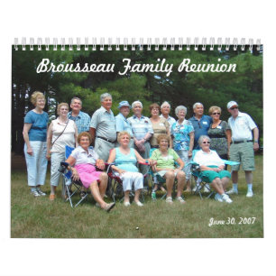 Brousseau Family Reunion Agenda Kalender