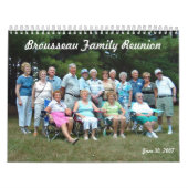 Brousseau Family Reunion Agenda Kalender (Hoes)