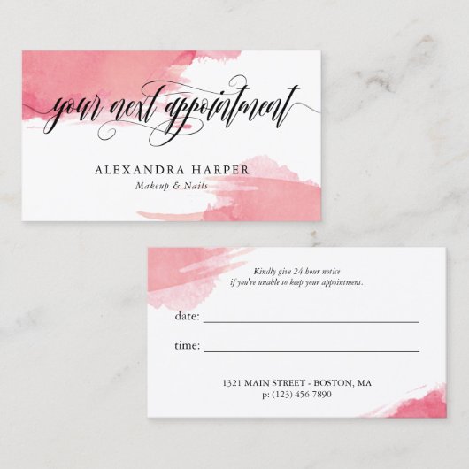 Broussettes - Rendez-vous de maquillage de calligr (Devant / Derrière)